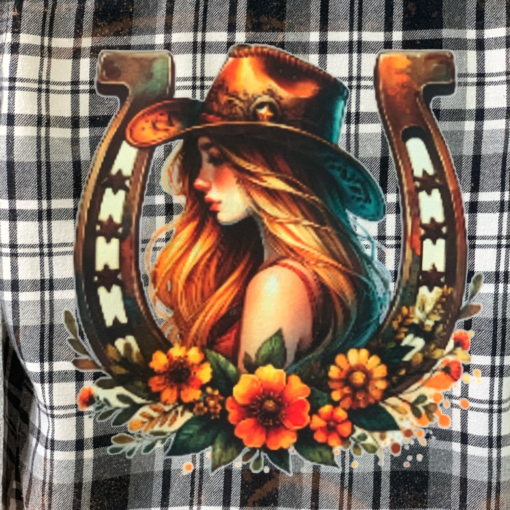 Original Distressed Umbre Hooded Concert Shirt